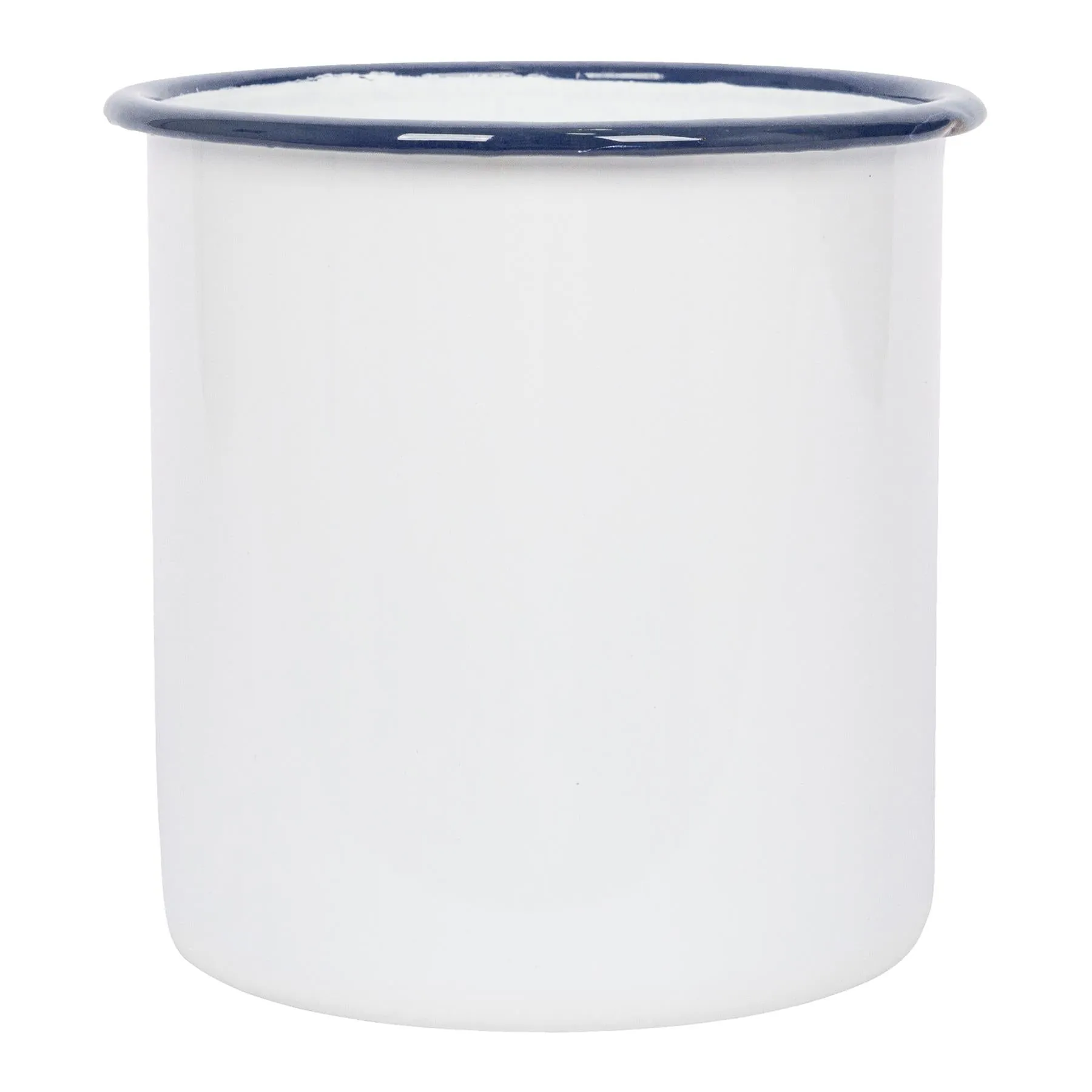 15.5cm White Enamel Utensil Holder - By Argon Tableware