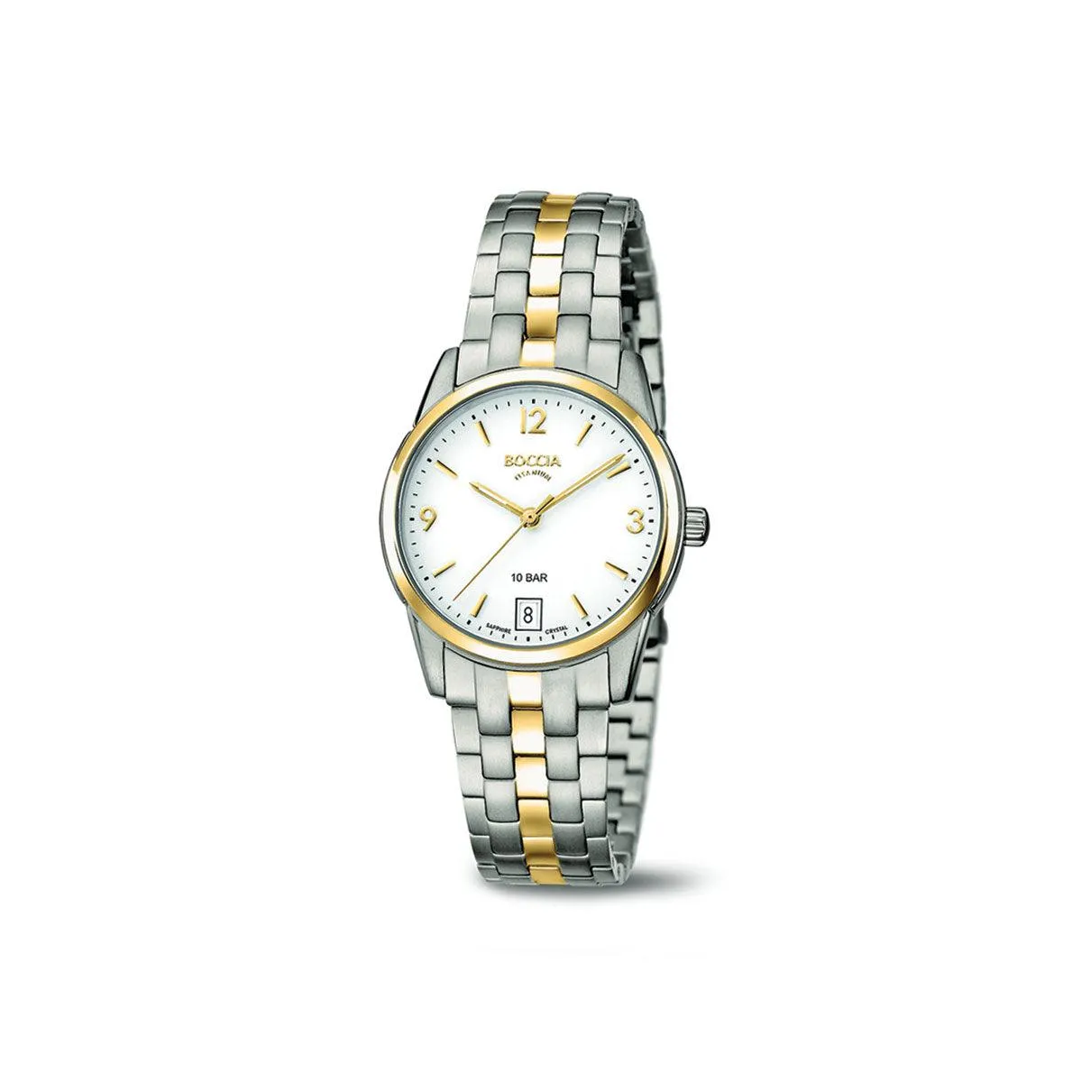 3272-04 - Two Tone Ladies Titanium Watch