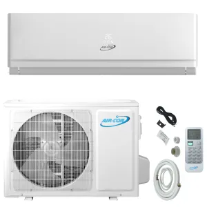 Air-Con Eclipse Series 30000 BTU 18.9 SEER Ductless Mini Split Air Conditioner 15ft Lineset & Wiring