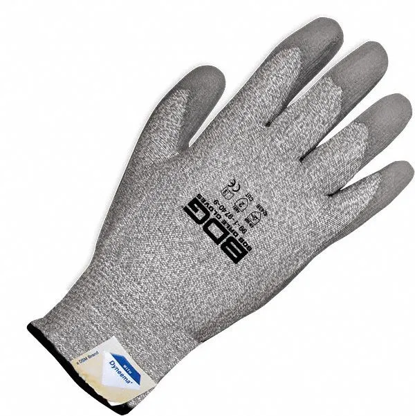 BDG Cut-Resistant Gloves 2XL - Polyurethane Palm Dipped Dyneema 13 ga