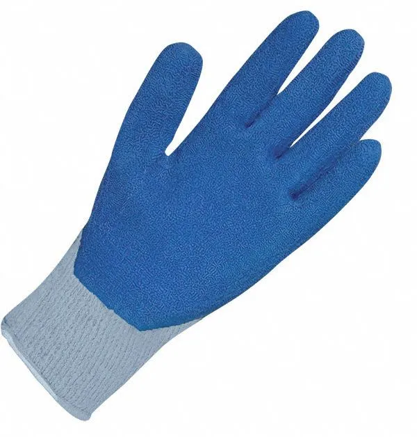 BDG X-Site Rough Foam Latex Coated Gloves XS - Blue Palm-Dipped Knit