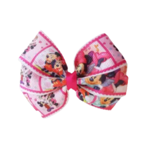 Bella Hair Bow - Mickey and Minnie Mouse in Love