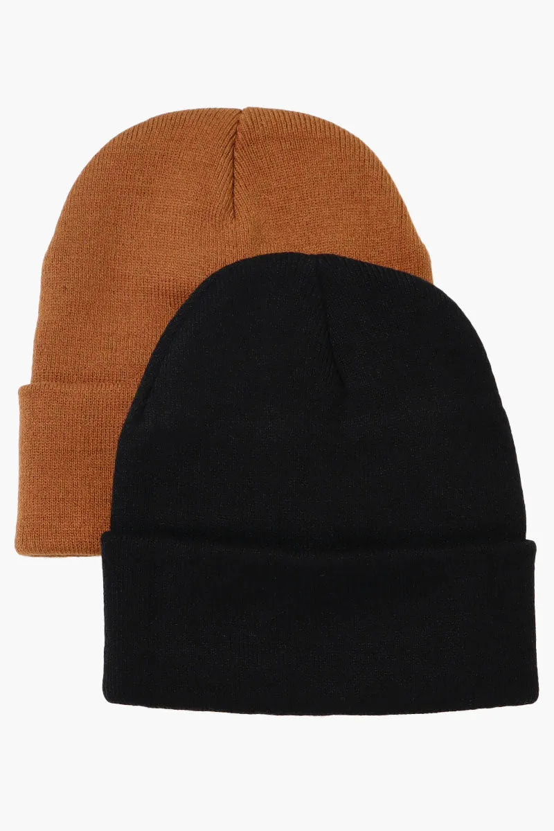 Canada Work Gear 2 Pack Cuffed Hat - Brown
