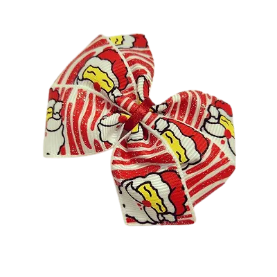 Christmas Hair Accessories - Bella Bow Red Santa