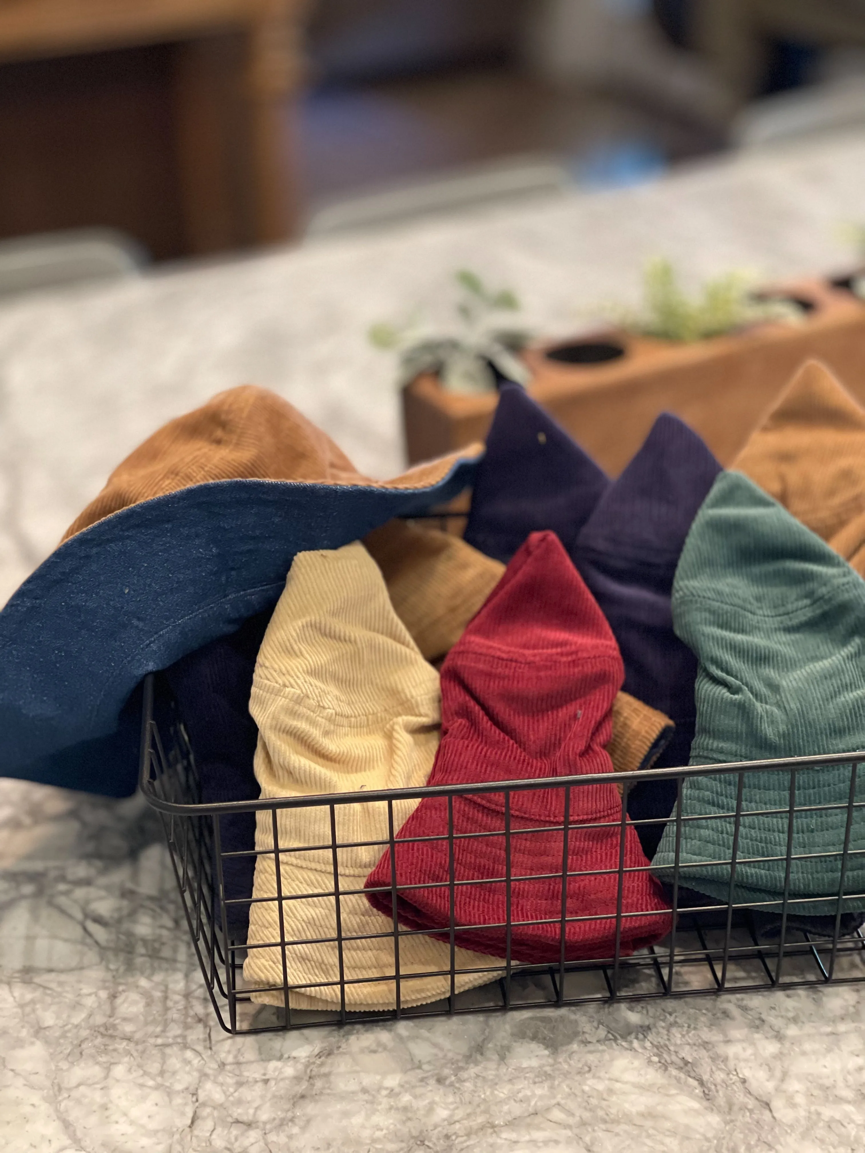 Corduroy Bucket Hats