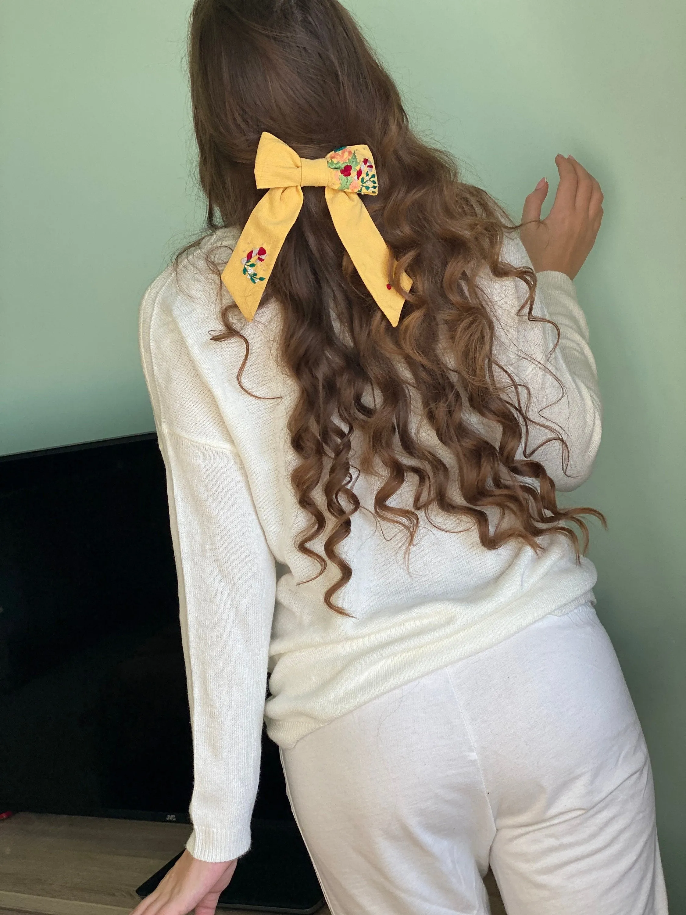Cute hair accessories Christmas hair bow