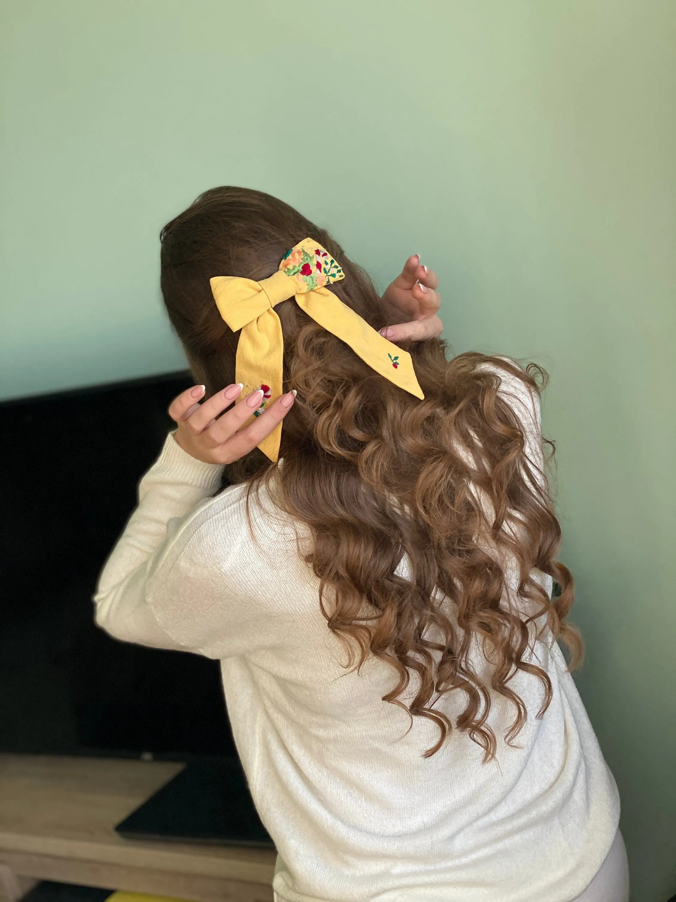 Cute hair accessories Christmas hair bow