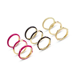 Enamel Rings