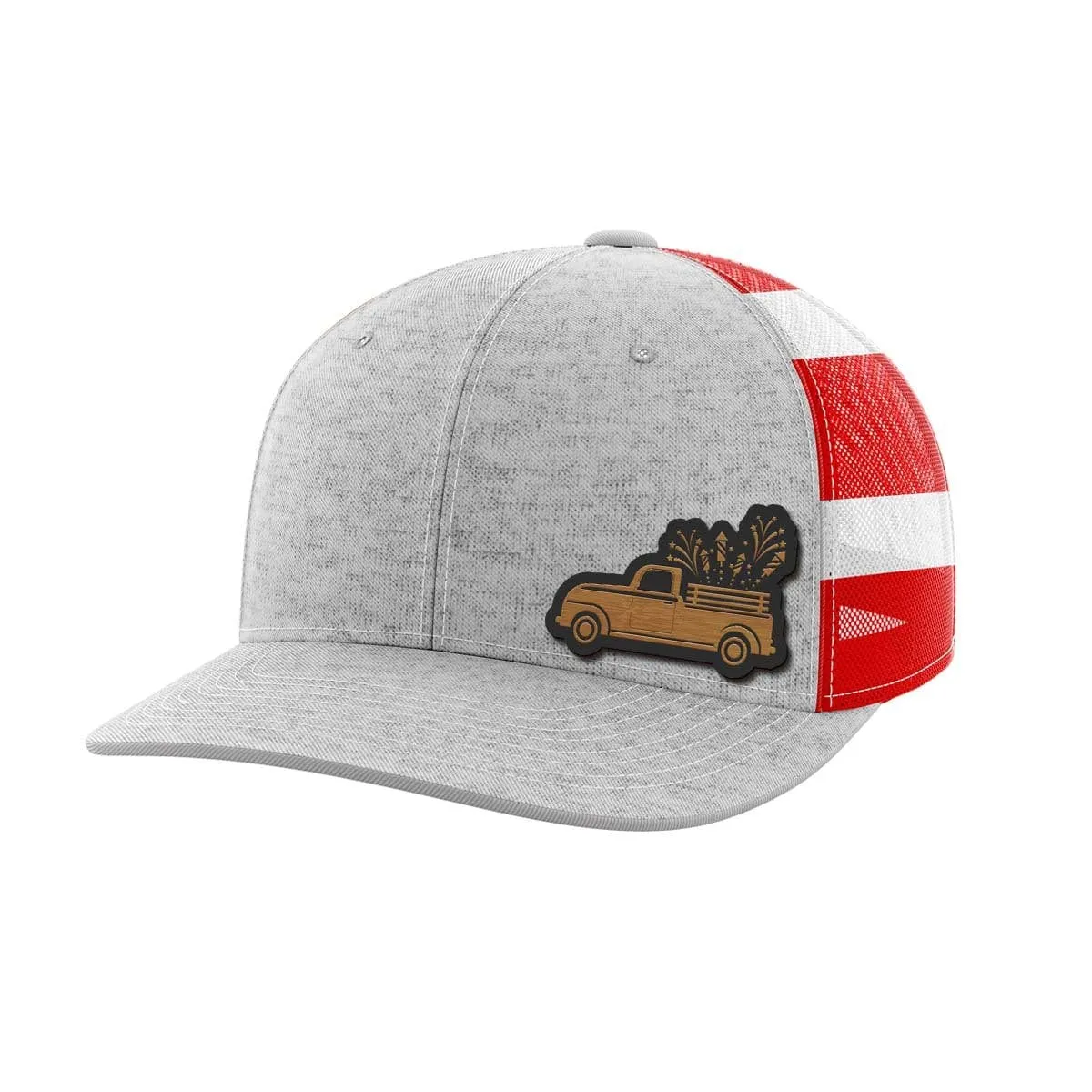 Fireworks Truck Bamboo Patch Hat
