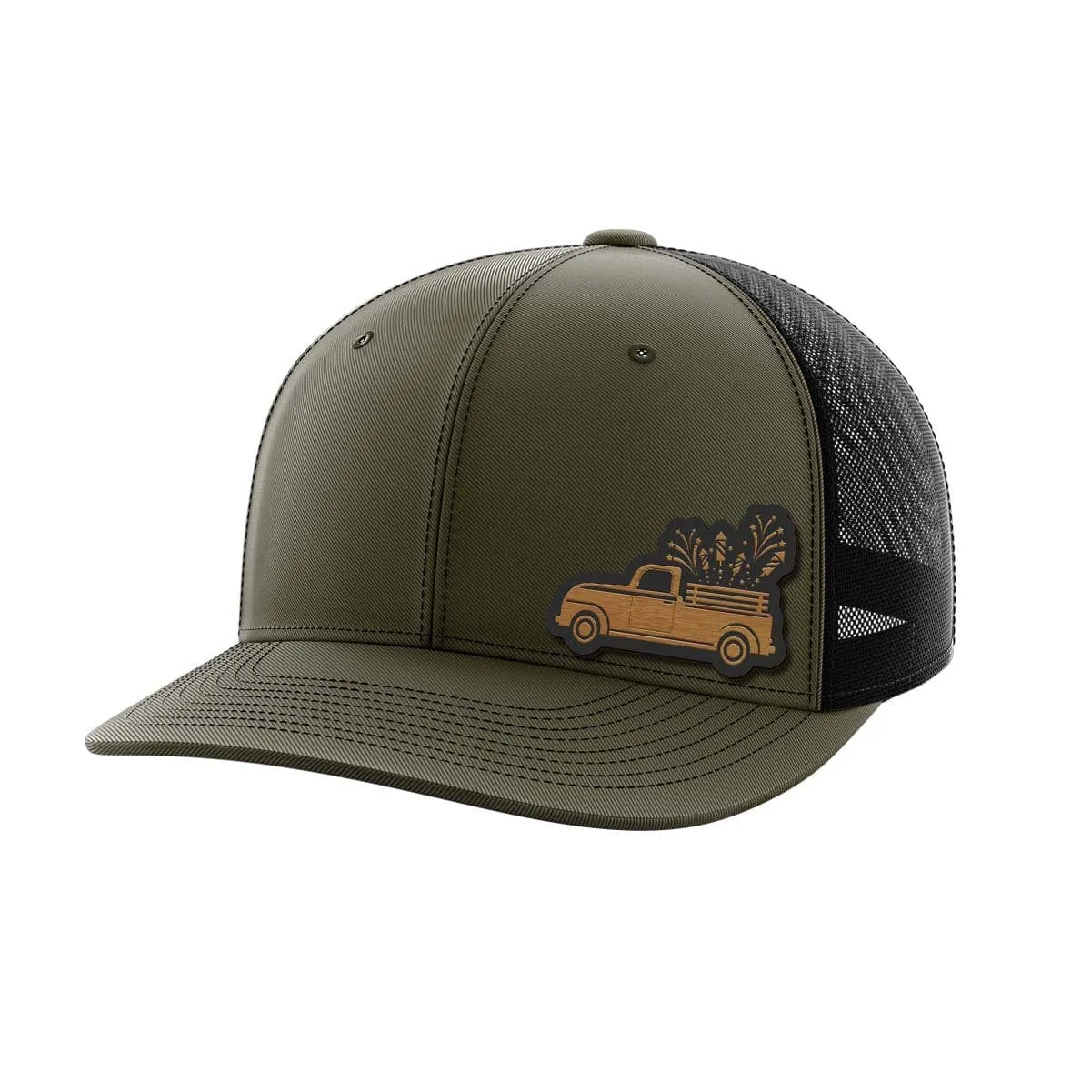 Fireworks Truck Bamboo Patch Hat
