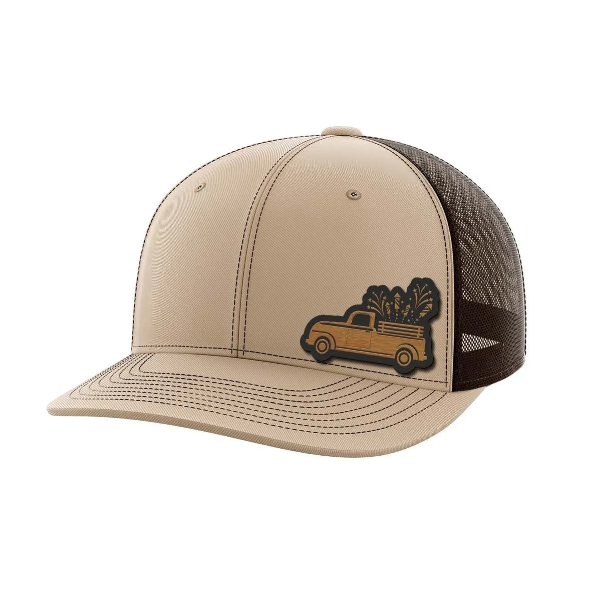 Fireworks Truck Bamboo Patch Hat