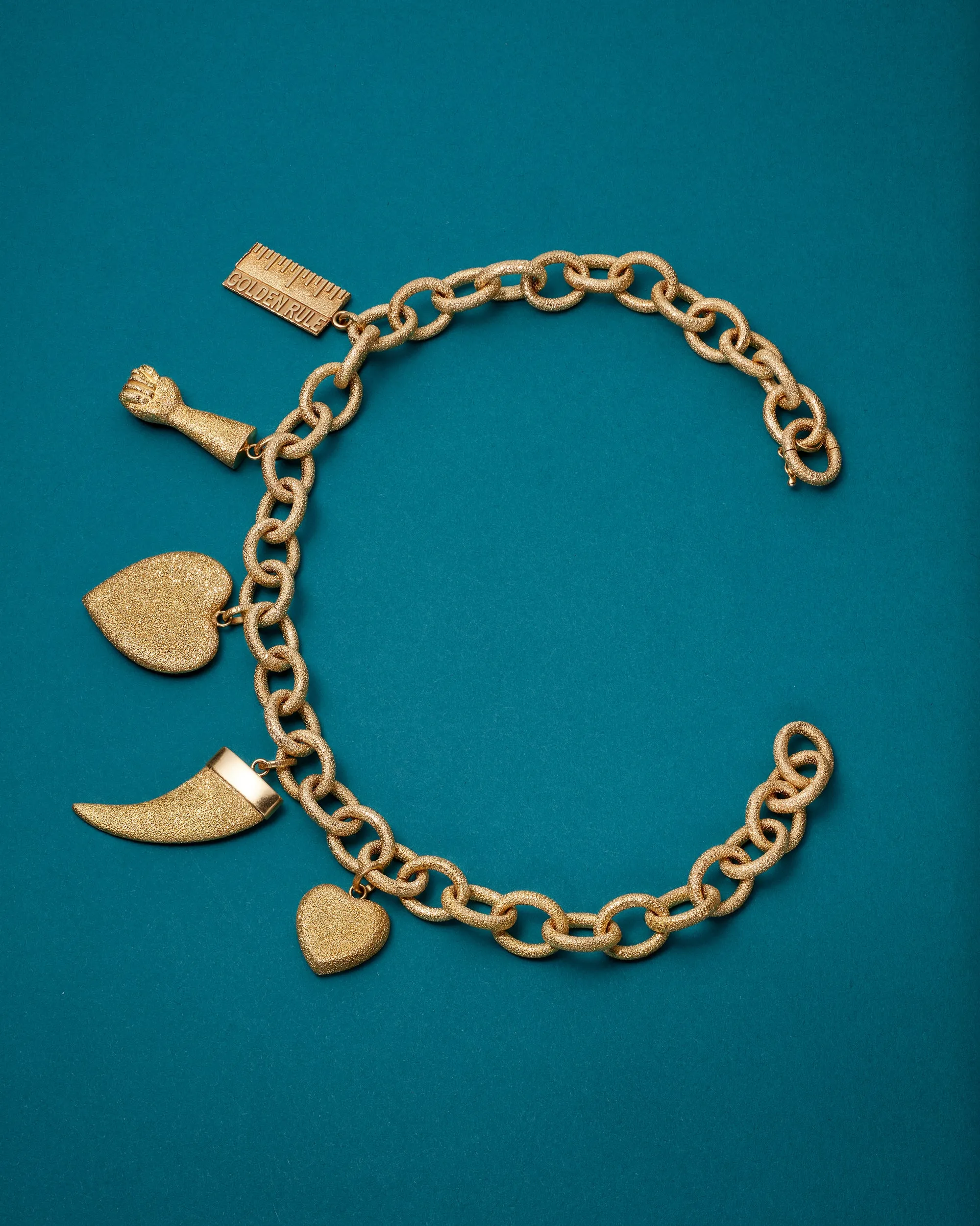 Florentine Finish Golden Rule Pendant