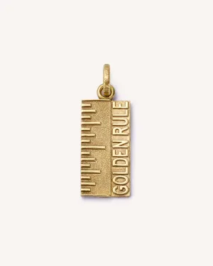Florentine Finish Golden Rule Pendant