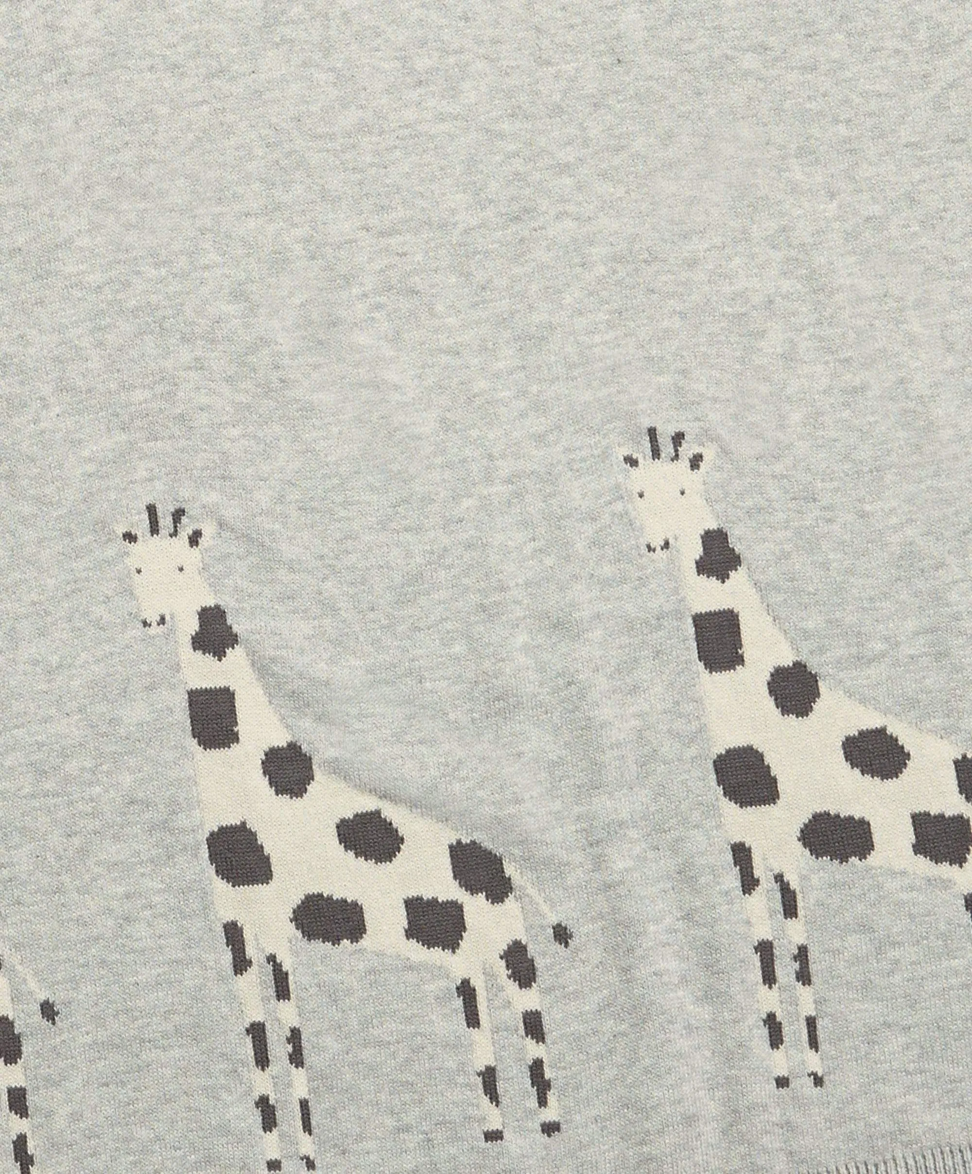 Knitted Blanket - Giraffe