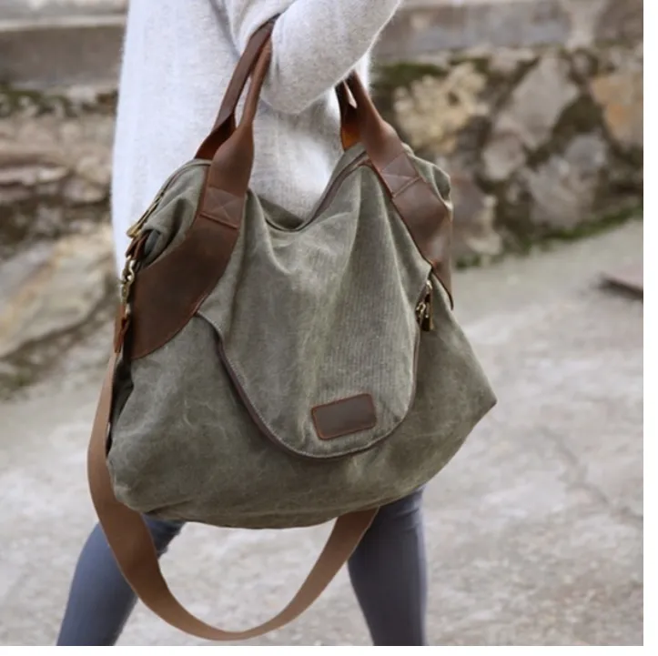 New Large Pocket Casual Women's Shoulder Bag