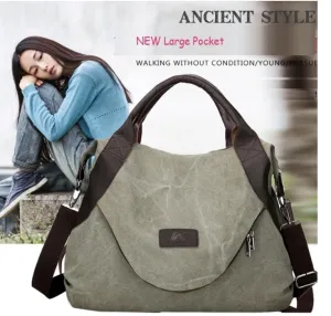 New Large Pocket Casual Women's Shoulder Bag