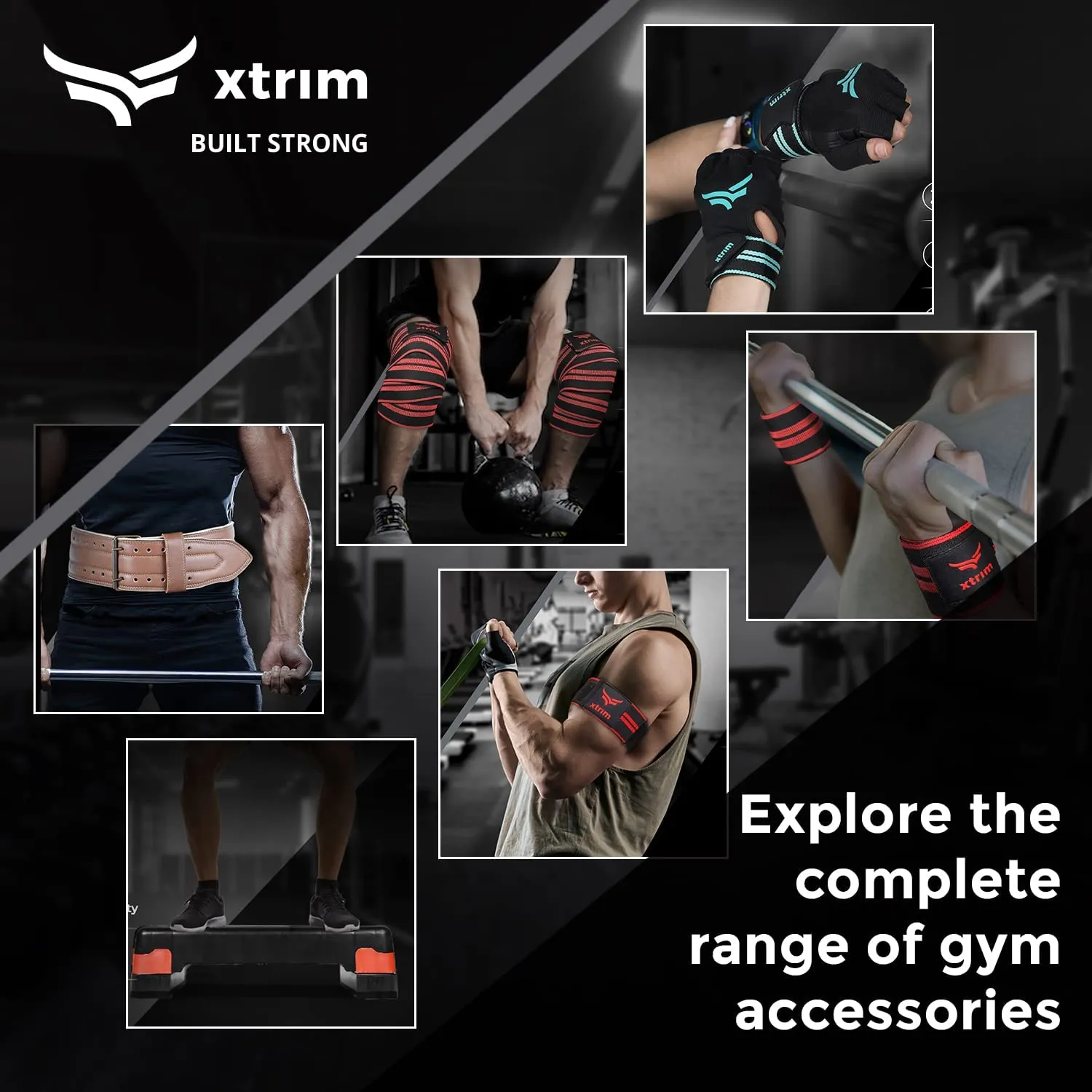 One Size Fits All Unisex Leather Gym Gloves   Gym Gloves for Men and Women (BUY 1 GET 1 FREE )
