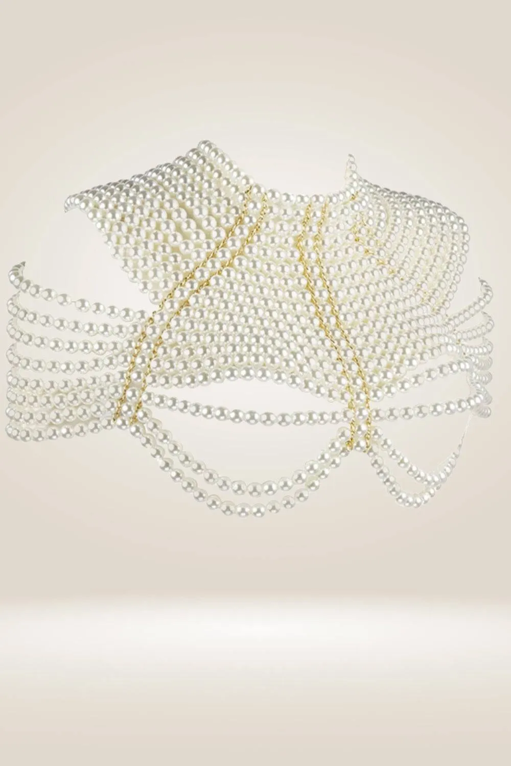 Pearl Round Layered Long Necklaces