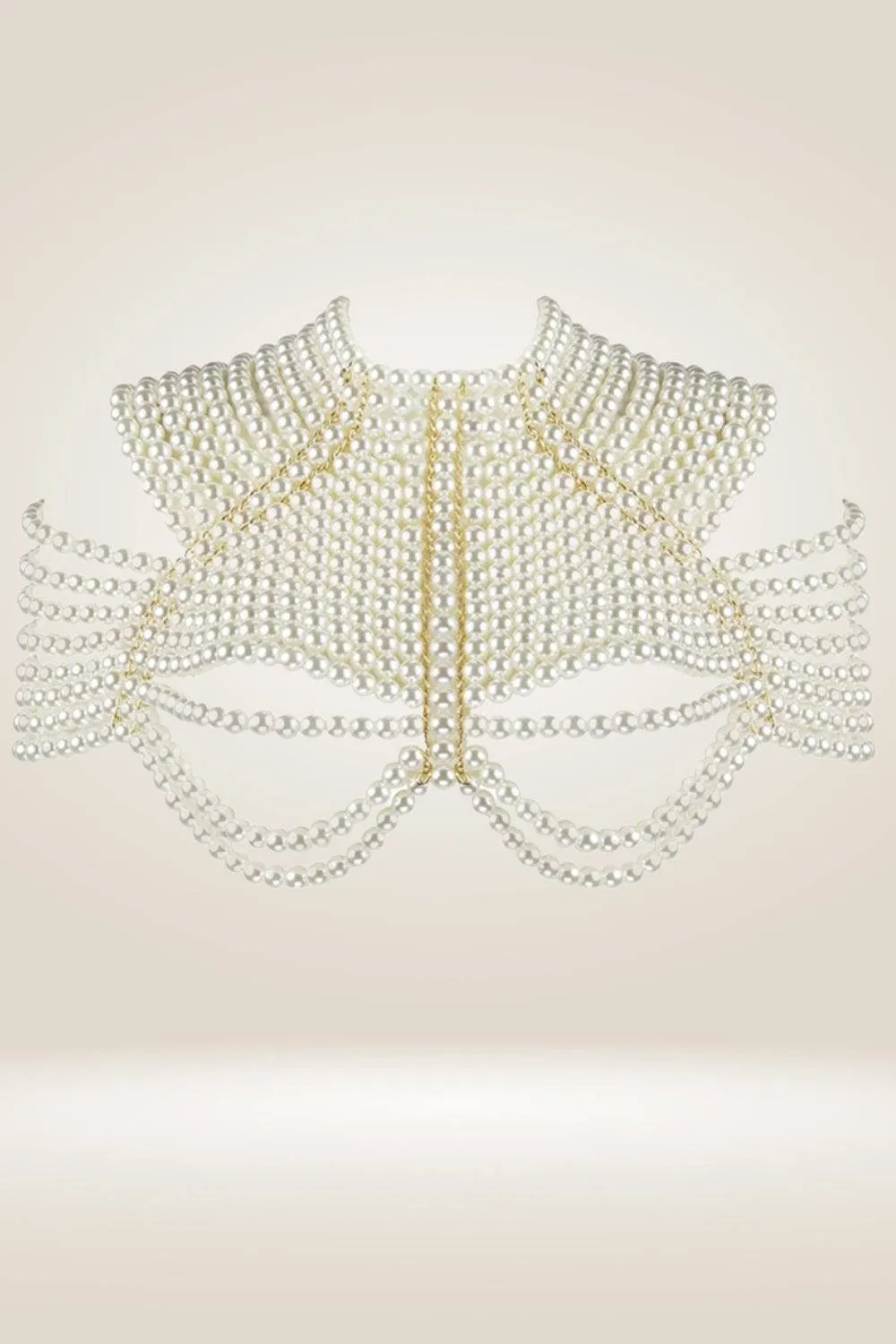 Pearl Round Layered Long Necklaces