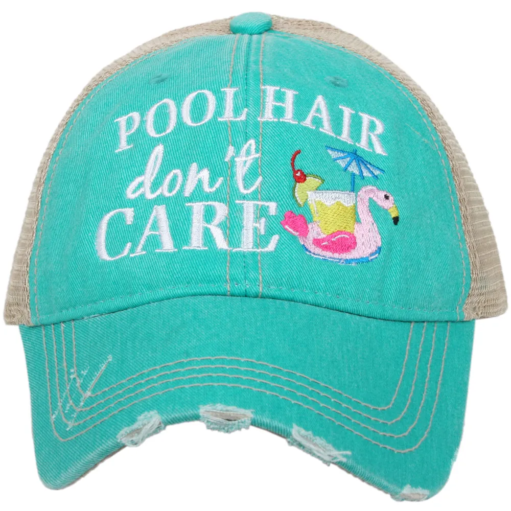Pool Hair Don't Care (SWAN FLOAT) Wholesale Trucker Hats