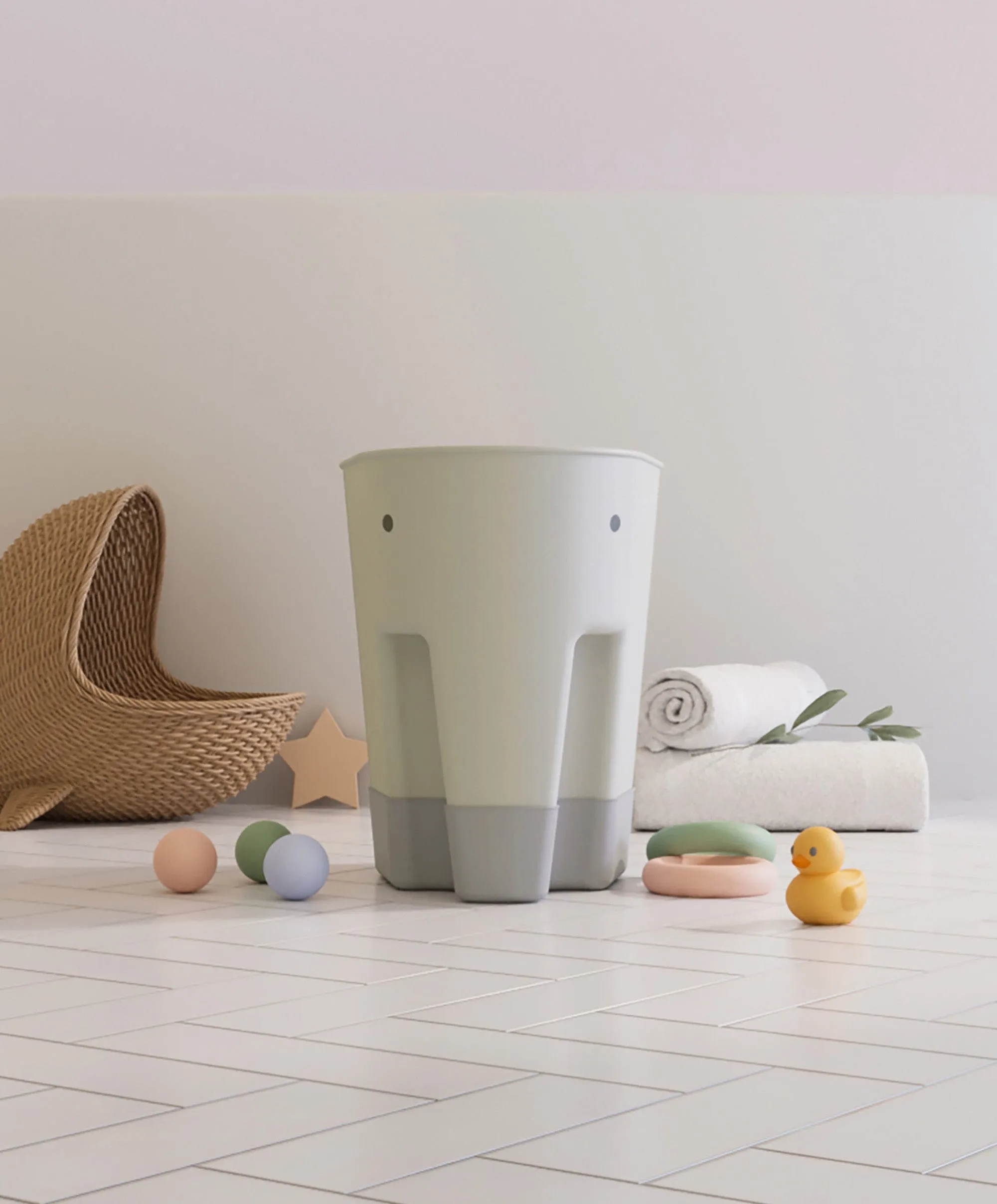 Shnuggle Ellie Bath Toy Storage Draining Caddy