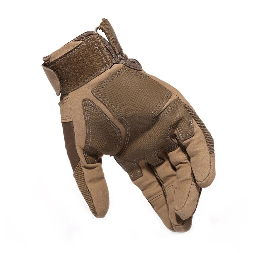 Two Pairs Gloves Hard Military Knuckle Tactical Gloves Motorbike Motorcycle ATV Riding Army Combat Full Finger Gloves for Men